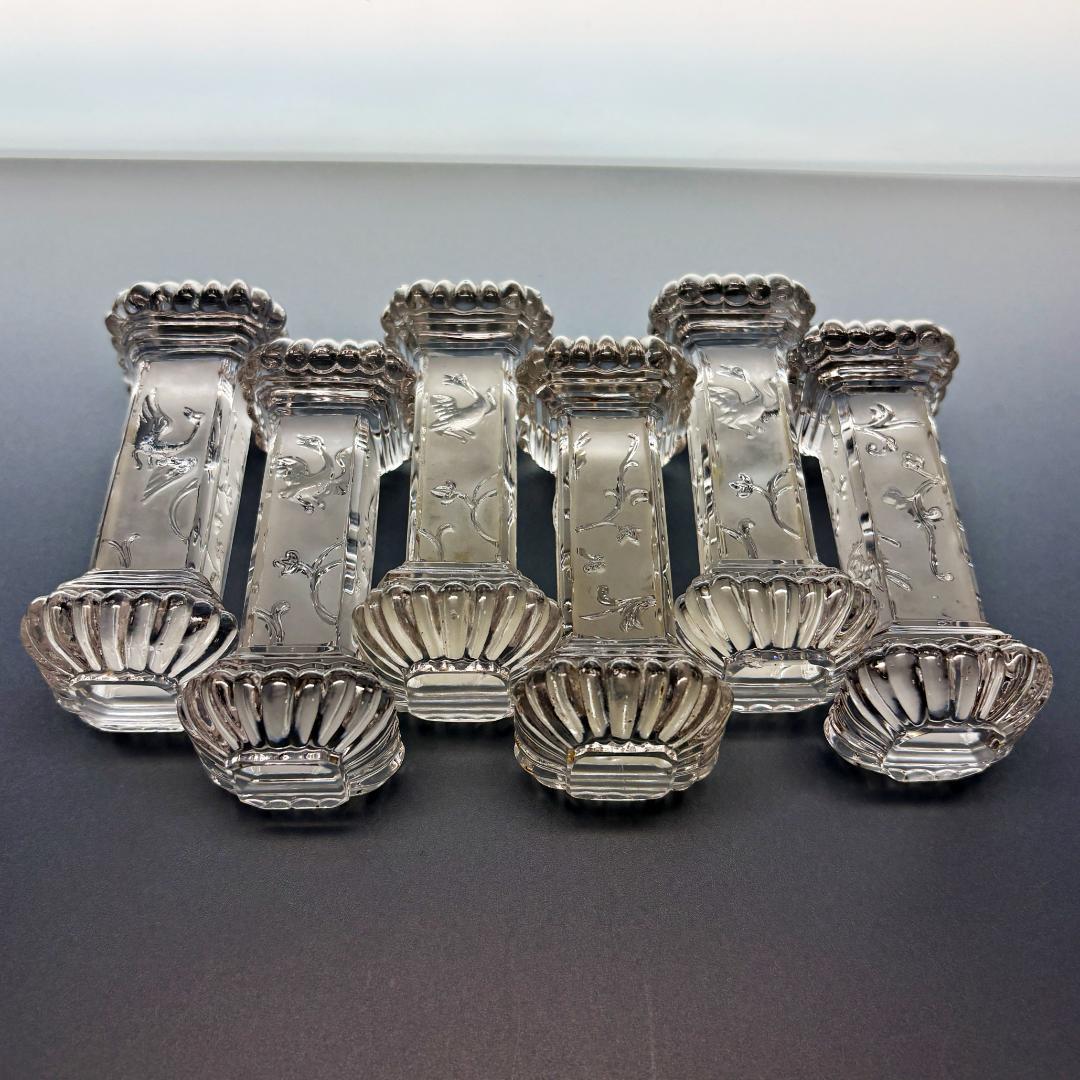 レア オールド バカラ ルネッサンス デポリ ナイフレスト 6本 セット 箸置き