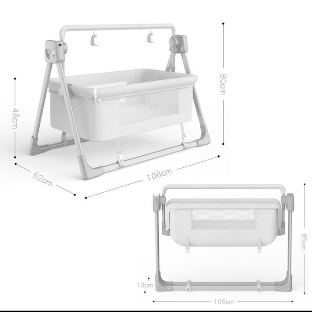 ベビーベッド スイング 電動　新品未使用