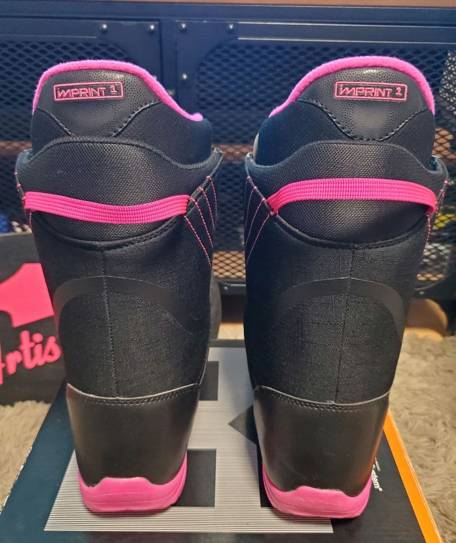 美品 BURTON スノーボードブーツ 女性用 #ブラック#ピンク