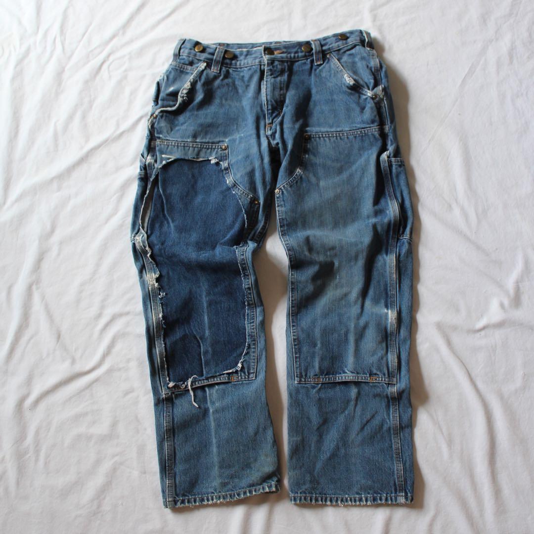 ［最高雰囲気］Carhartt ダブルニー ペインターパンツ 33×30 デニム