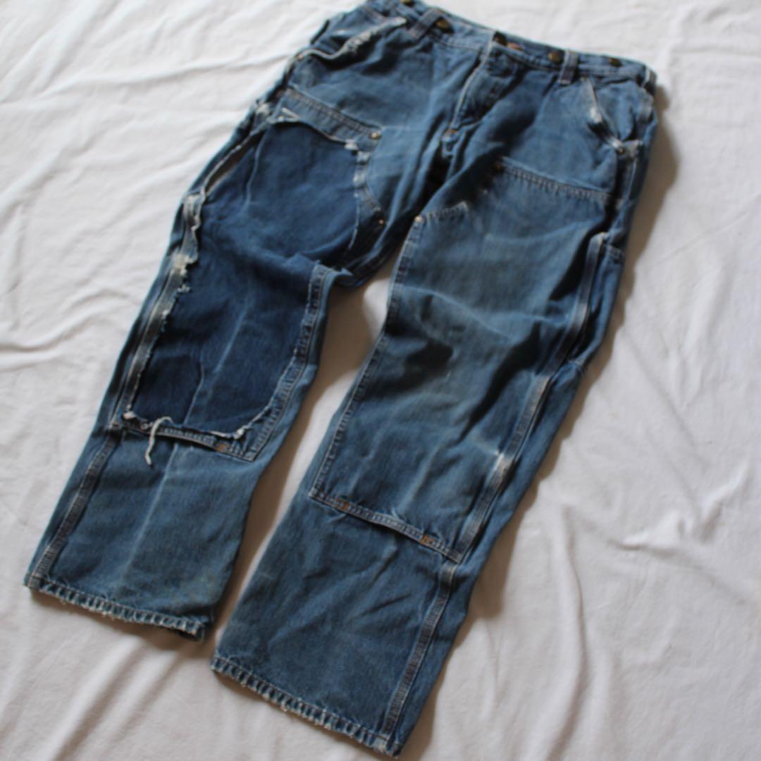 ［最高雰囲気］Carhartt ダブルニー ペインターパンツ 33×30 デニム