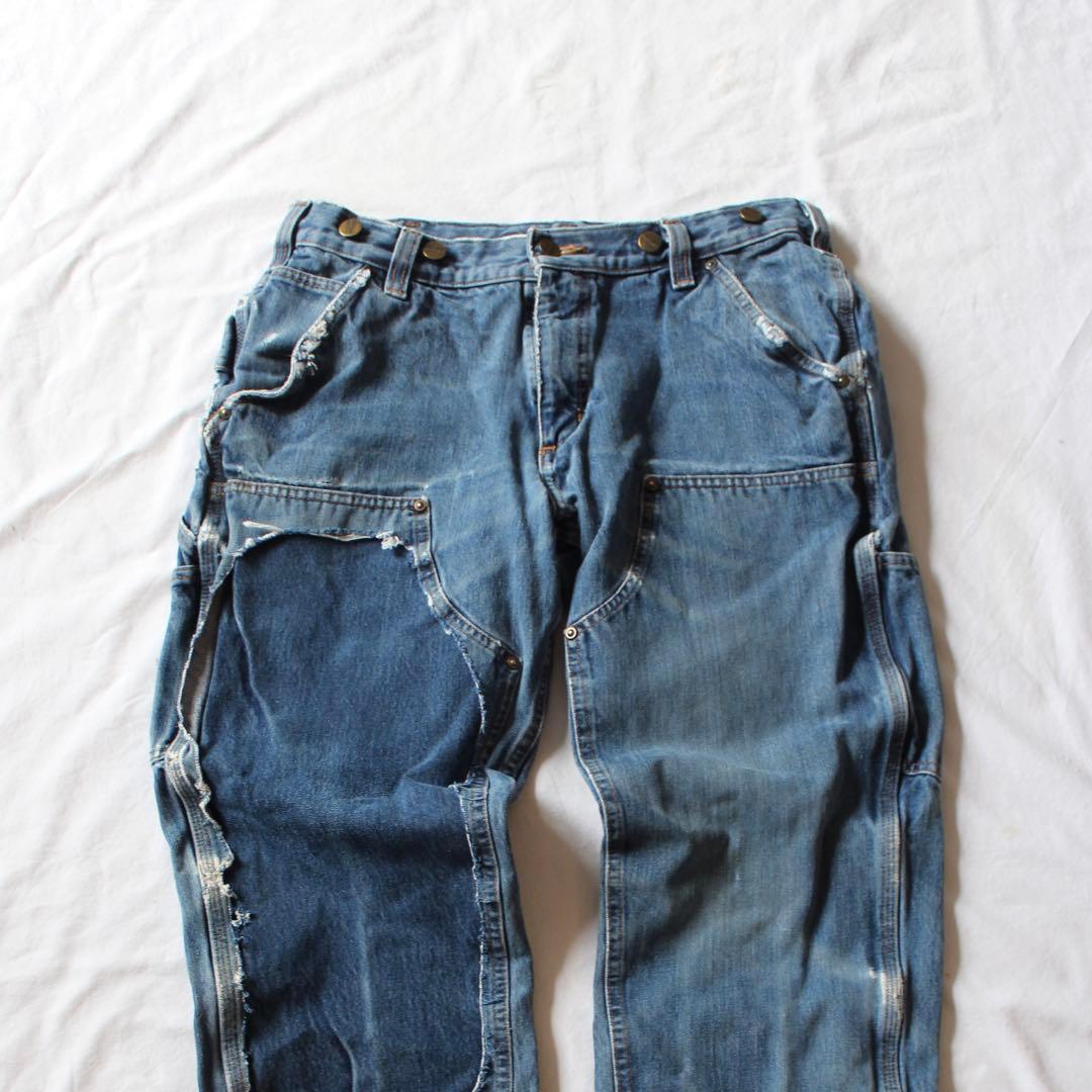 ［最高雰囲気］Carhartt ダブルニー ペインターパンツ 33×30 デニム