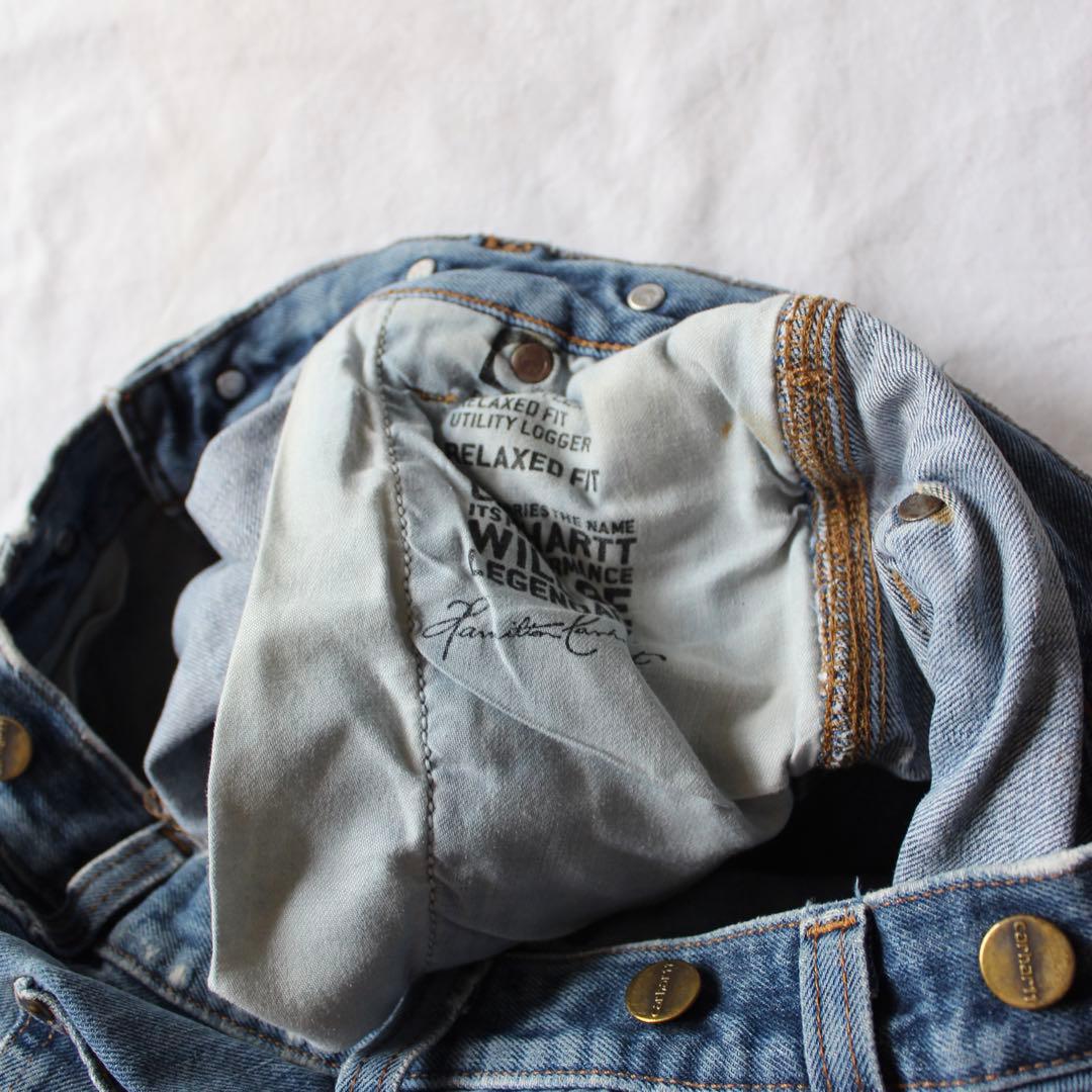 ［最高雰囲気］Carhartt ダブルニー ペインターパンツ 33×30 デニム