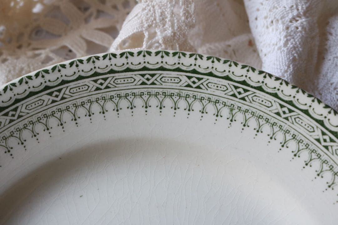 グリーン　コンポティエ　ケーキ台　クレールフォンテーヌ　ジャスミン