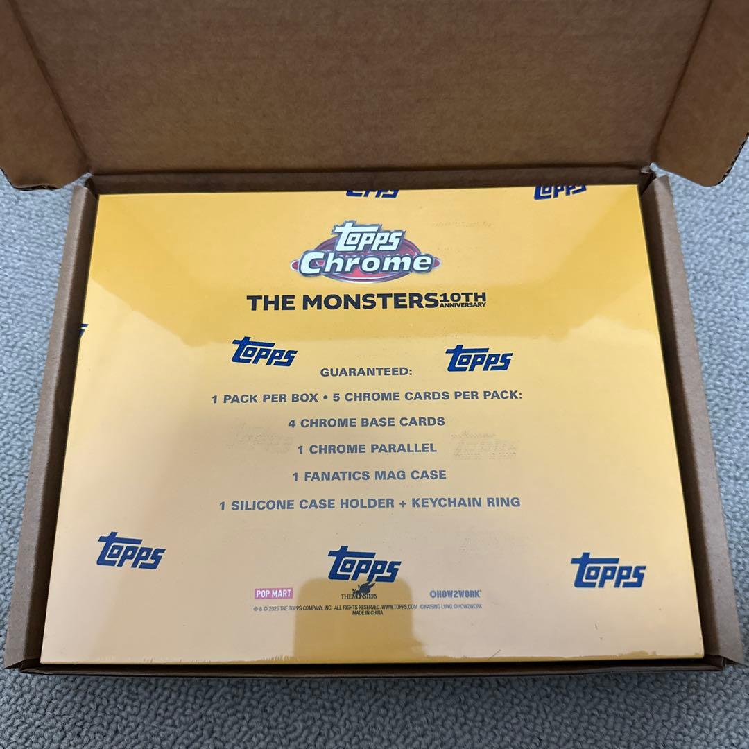 その他 2025 Topps Chrome Labubu 1box