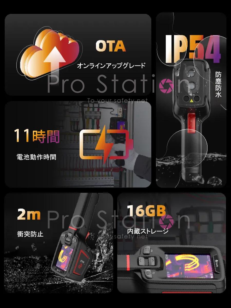 サーマルカメラ 赤外線 サーモグラフィーカメラ Guide「TGC-E2.A」