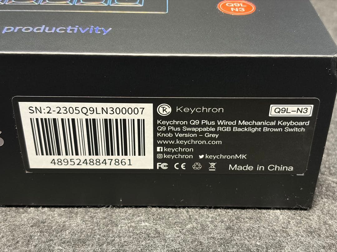 【値引き中】Keychron Q9 Plus メカニカルキーボード