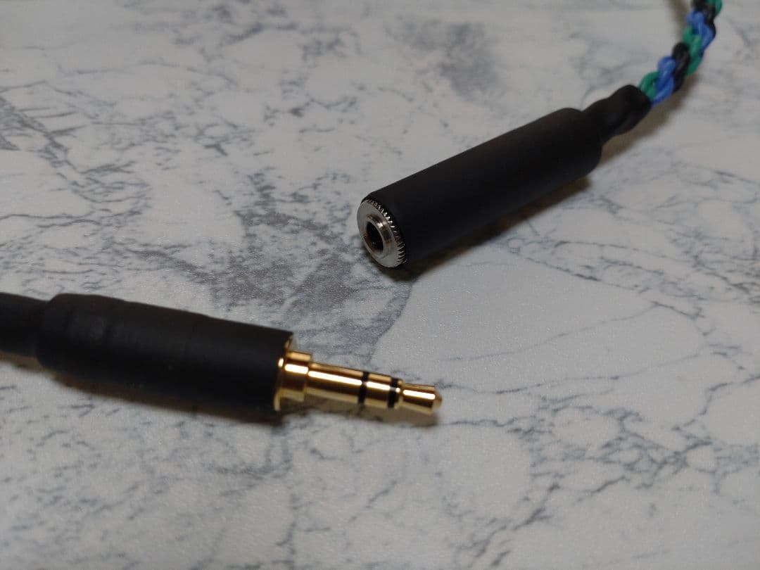 最新 140段式カタパルト　3.5㍉3極メス-3.5㍉3極オス　約38cm　6芯