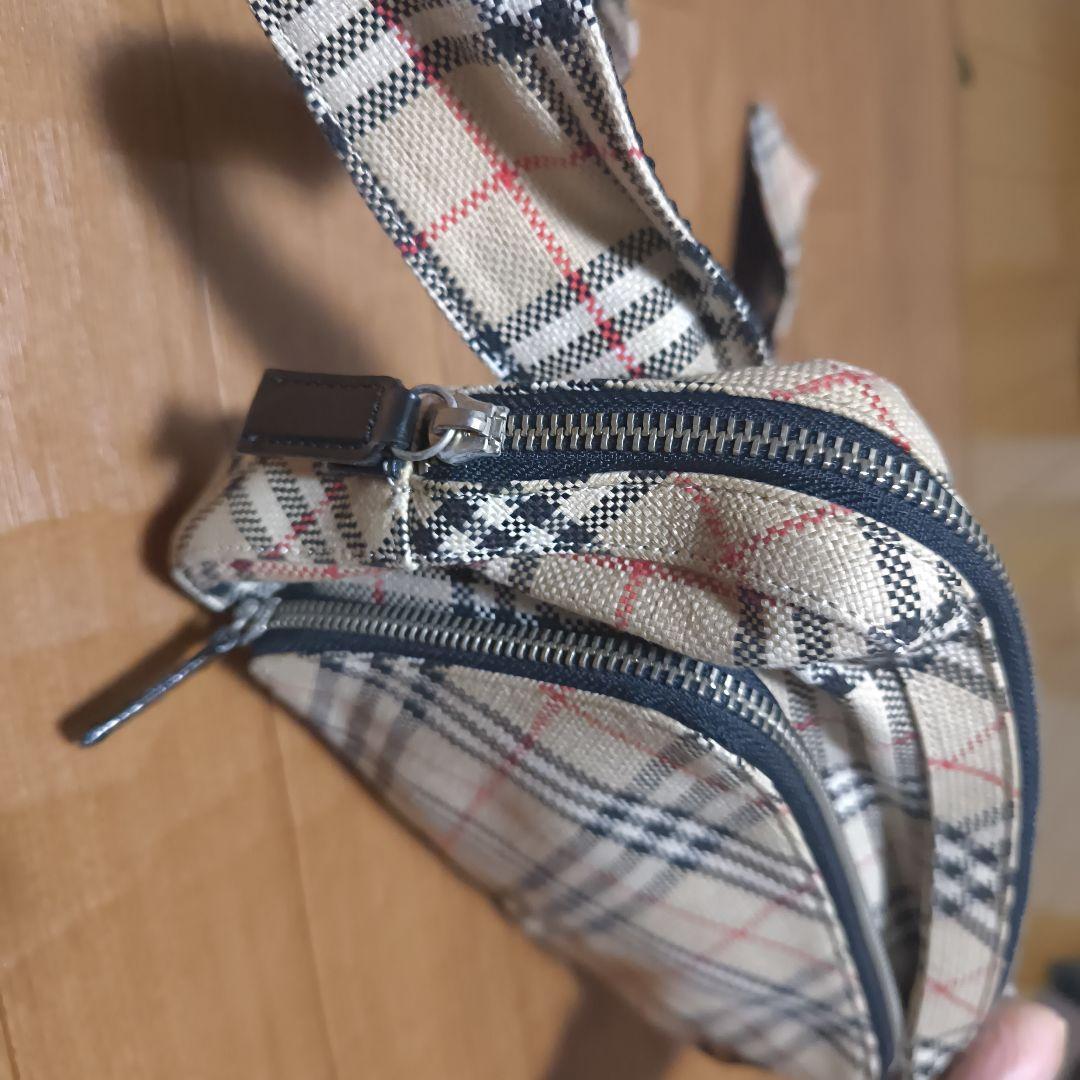 【値下】超美品☆BURBERRYバーバリーボディバッグウエストポーチ
