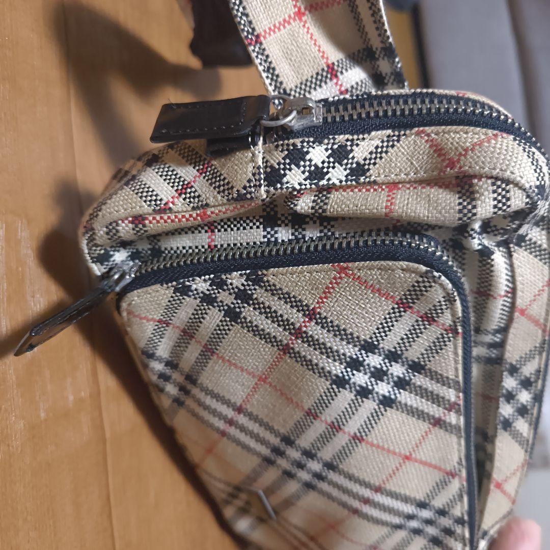 【値下】超美品☆BURBERRYバーバリーボディバッグウエストポーチ