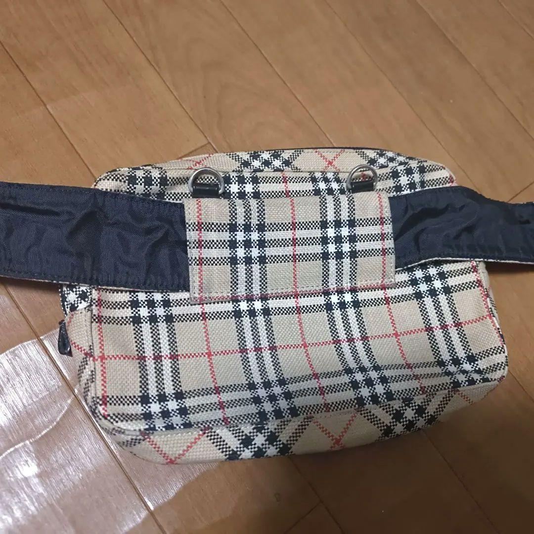 【値下】超美品☆BURBERRYバーバリーボディバッグウエストポーチ