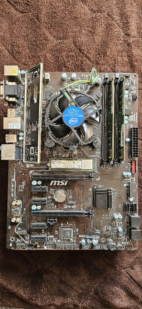 MSI Z270-S01 マザーボード Intel i7-7700搭載