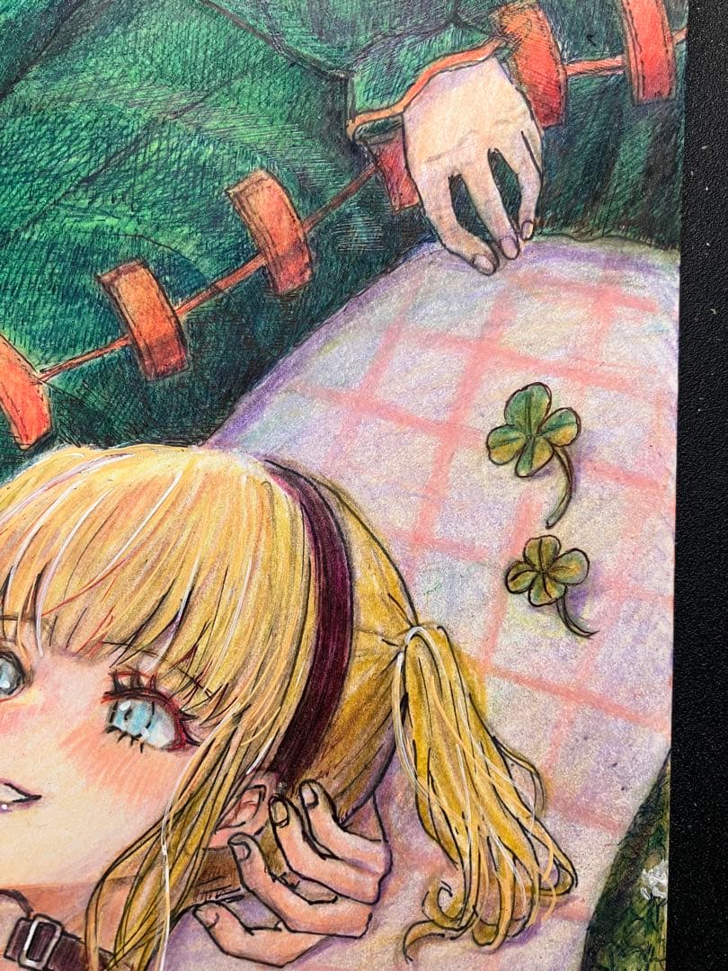 手描きイラスト　色鉛筆画　イラストオーダー