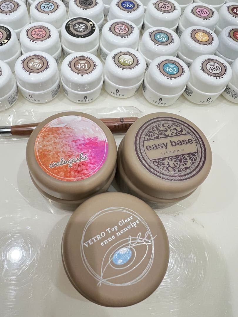 未開封品！！ベトロ　ベラフォーマカラージェルセット◆ベース、トップジェル大容量！