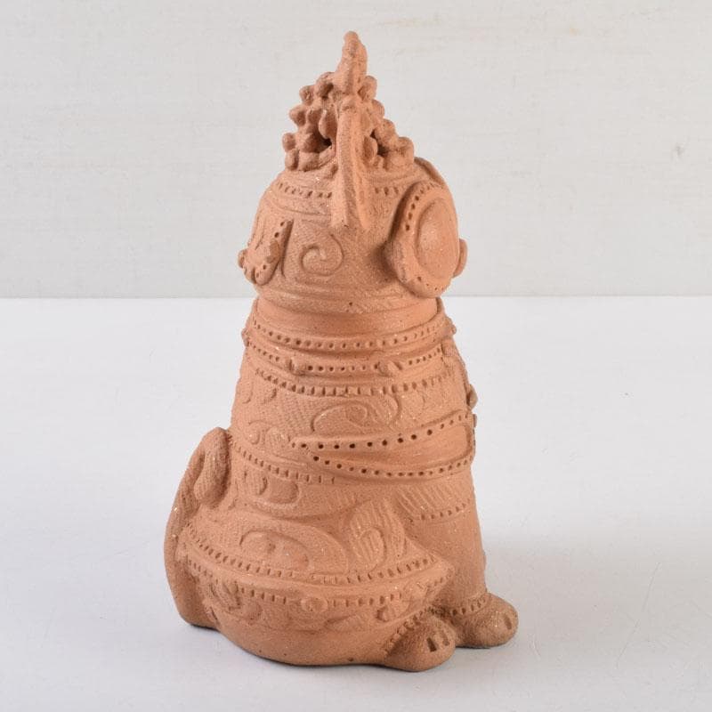 九ちゃん　縄文土偶形　招き猫　置物　V　9063