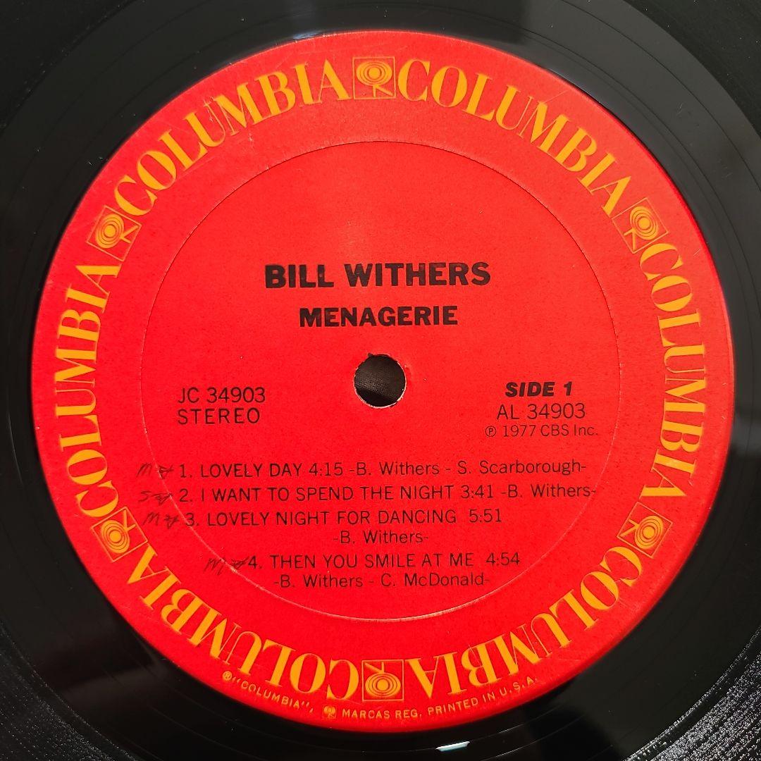 ★ＵＳオリジナル盤★『ＭＥＮＡＧＥＲＩＥ』ビル・ウィザースＬＰ