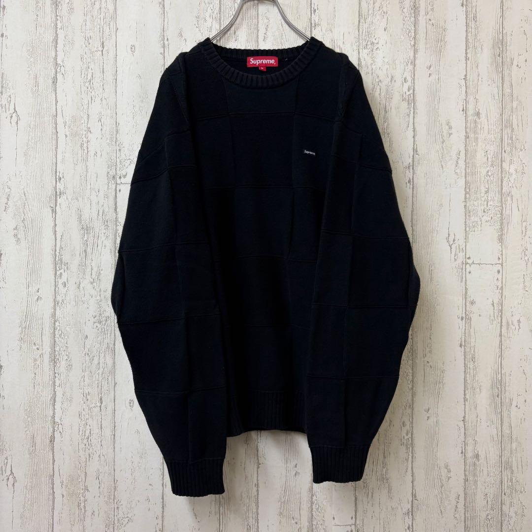 【激レア】SUPREME シュプリーム　ニット　セーター　ボックスロゴ　ゆるだぼ