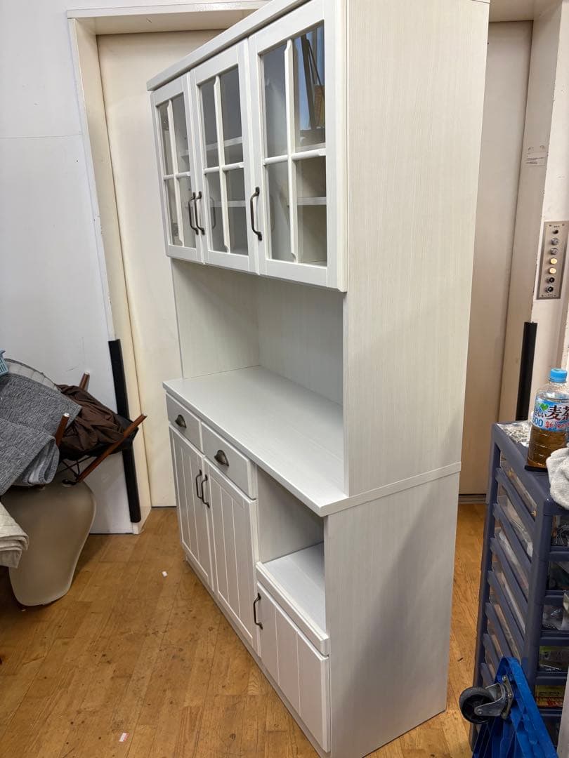 M120　ニトリ製　レンジボード　カップボード　食器棚　幅1190ｍｍ