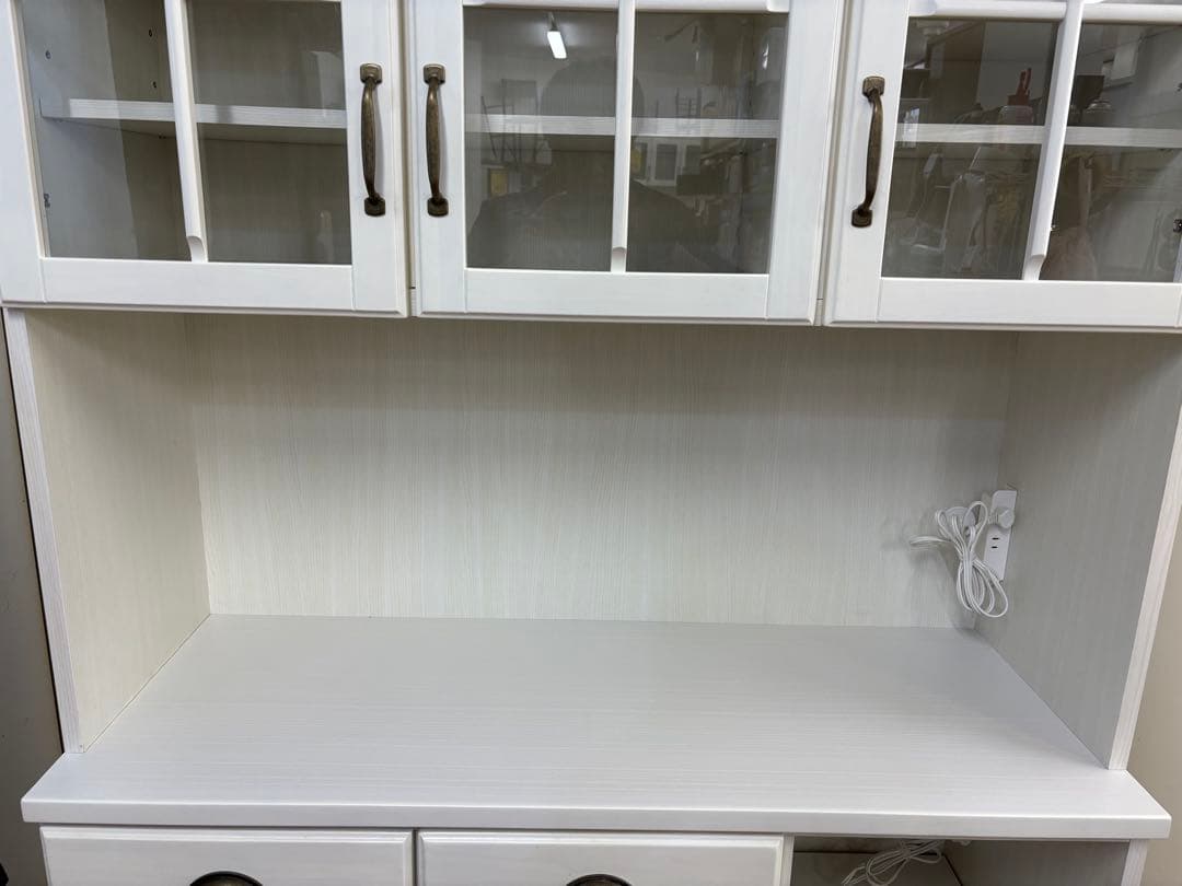 M120　ニトリ製　レンジボード　カップボード　食器棚　幅1190ｍｍ