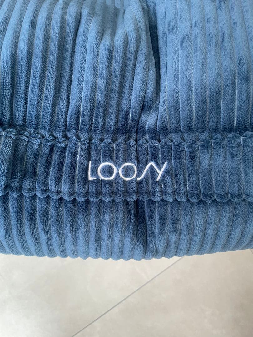 HUGME 1人掛けビーズソファ　NAVY