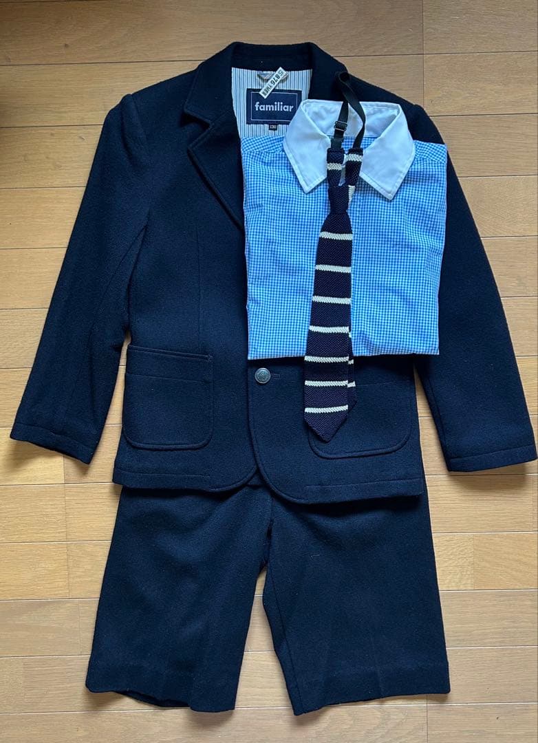 familiar 卒園式　入学式　ジャケットパンツ