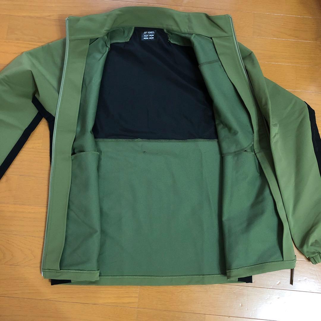 YONEX ヨネックス　MENウォームアップ　オリーブ　Lサイズ