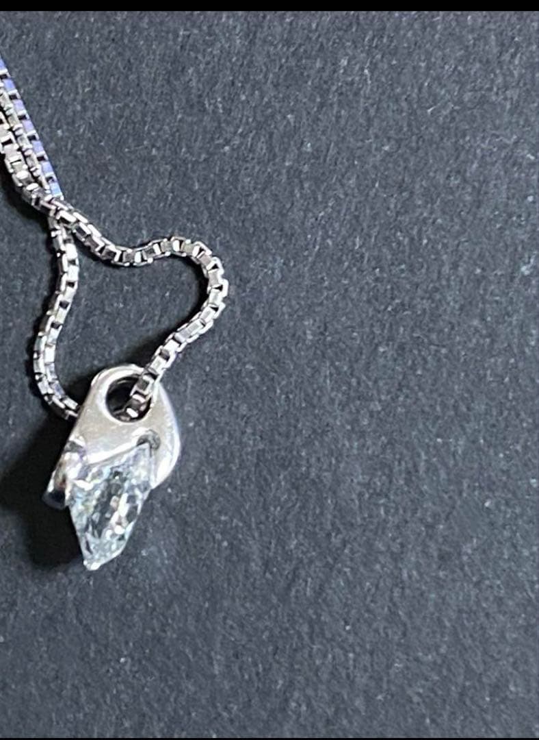 ま最終価格　プラチナダイヤモンドネックレス一粒　1.159ct