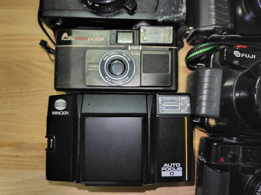 Nikon、Fujifilm、CANONコンパクトフィルムカメラ11台セットA