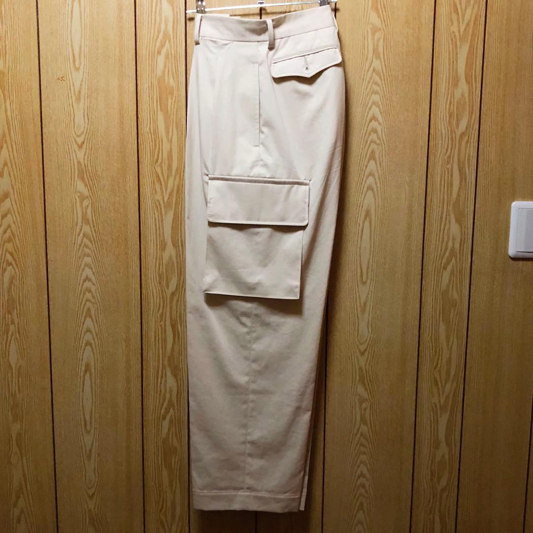 値下げ中！HERILLカーゴパンツ　高級コットン使用〈HERILL BEIGE〉