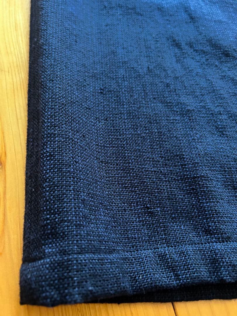 未使用タグ　’23 はけめワイドパンツ綿　ババグーリ手織り手つむぎヨーガンレール