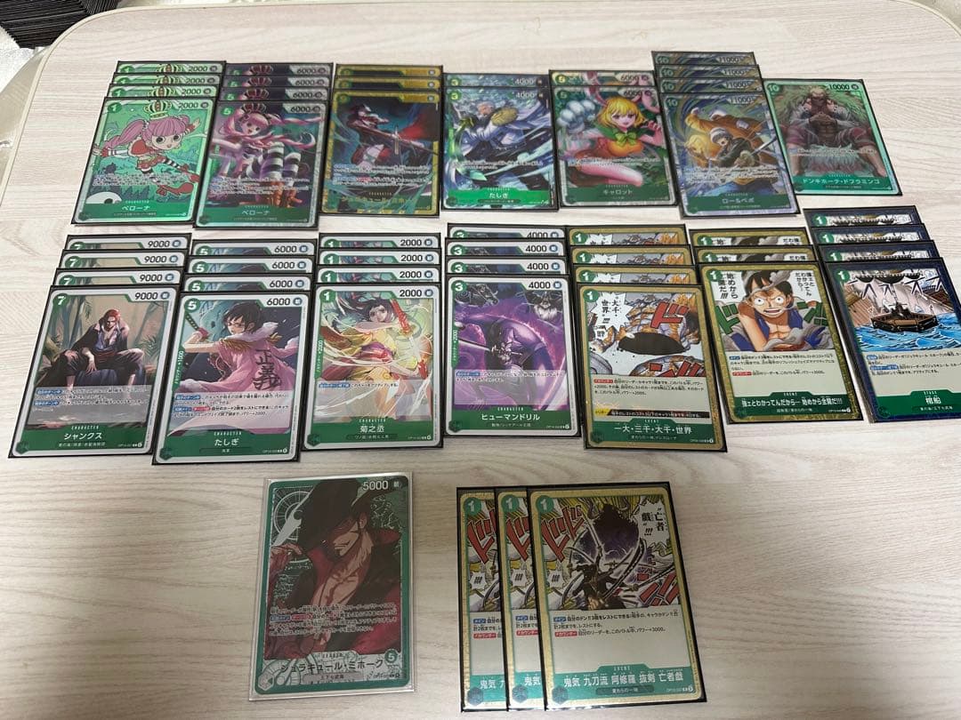 ワンピース トレーディングカード　まとめ売り　デッキ　フルパラ　パラレル