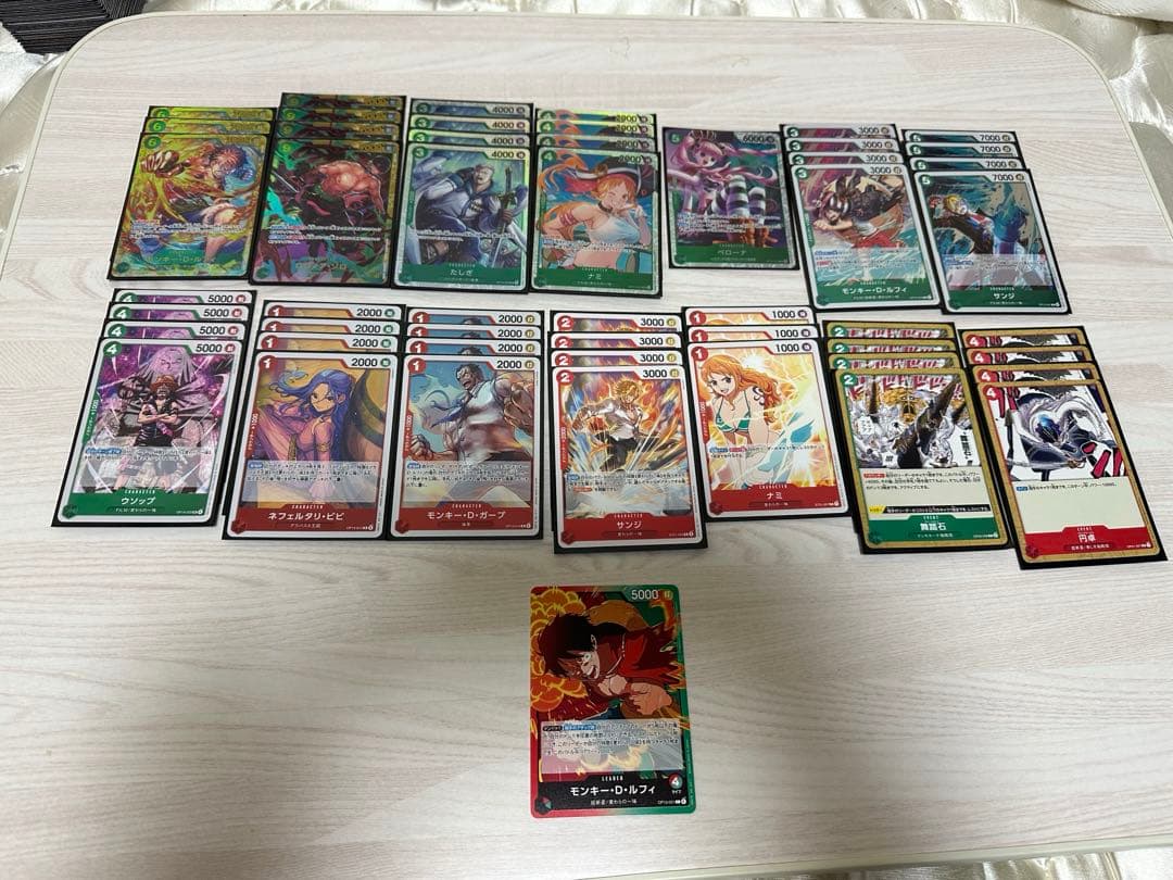 ワンピース トレーディングカード　まとめ売り　デッキ　フルパラ　パラレル