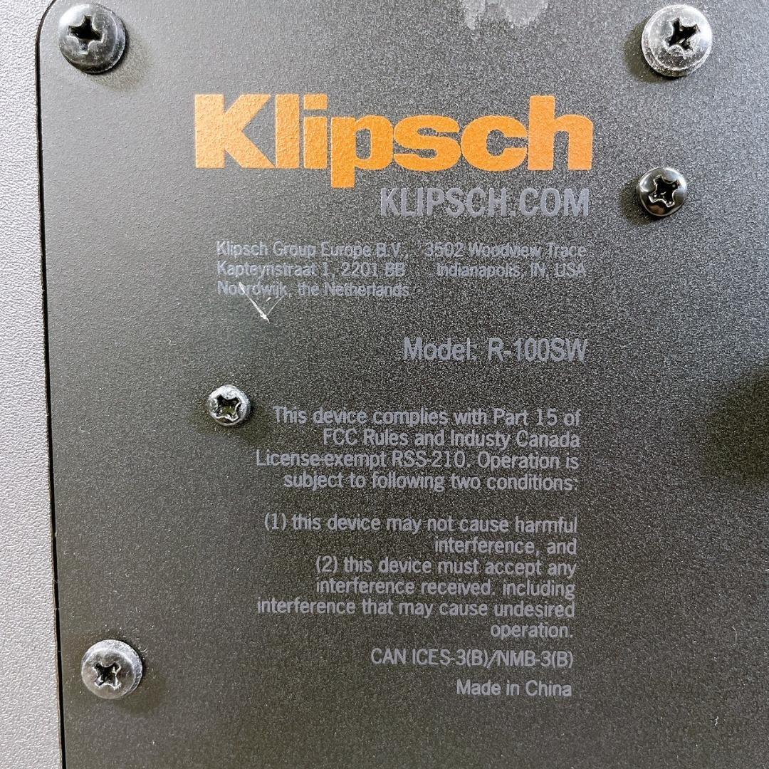 Klipsch（クリプシュ） サブウーファー R-100SW