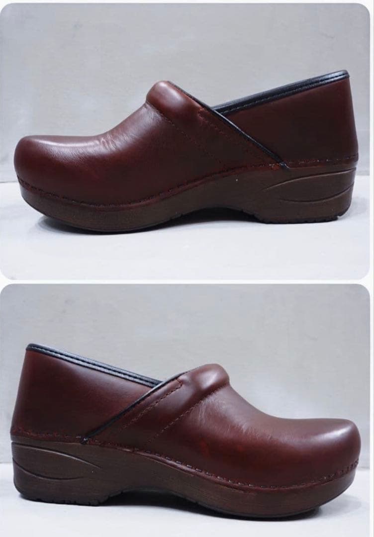 dansko ダンスコ PRO XP 2.0 レザーサボ クロッグ38 茶