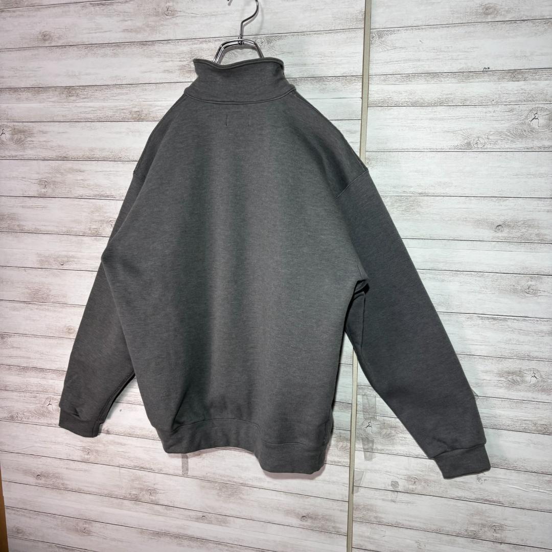 ヒステリックグラマー ヒスガール　ハーフジップ スウェット Mサイズ グレー