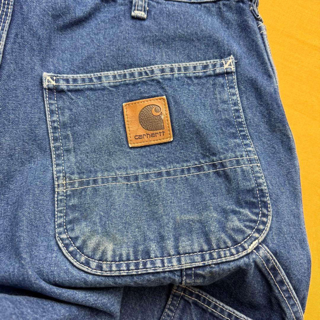 90s 良色　carhartt ペインターパンツ　デニム　濃紺　W32 L32