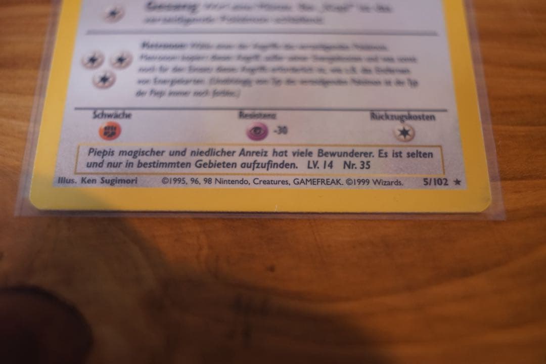 ポケモンカード ピッピ Piepi 5/102 ドイツ 1ed 初版