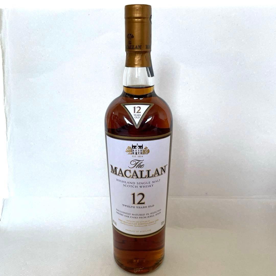 海*原様 The Macallan 12年 ウイスキー 700ml 旧ボトル