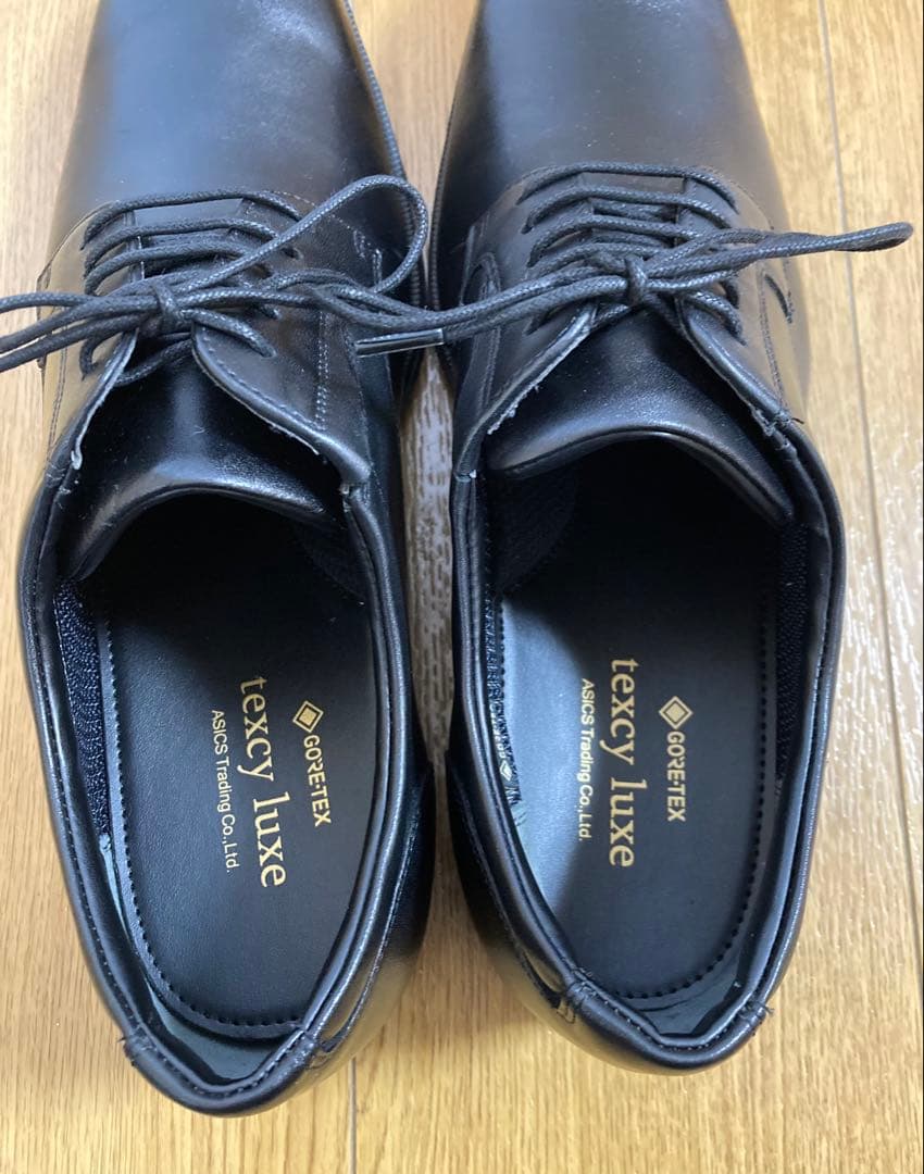 ※【新品】 texcy luxe asics ビジネスシューズ ゴアテックス