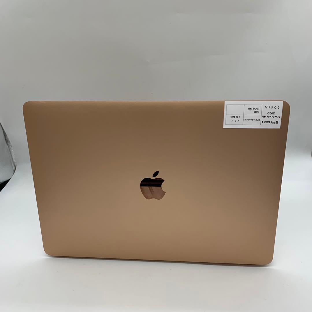 MacBook本体 Macbook Air 2020 Gold | M1-16GB-1000GB