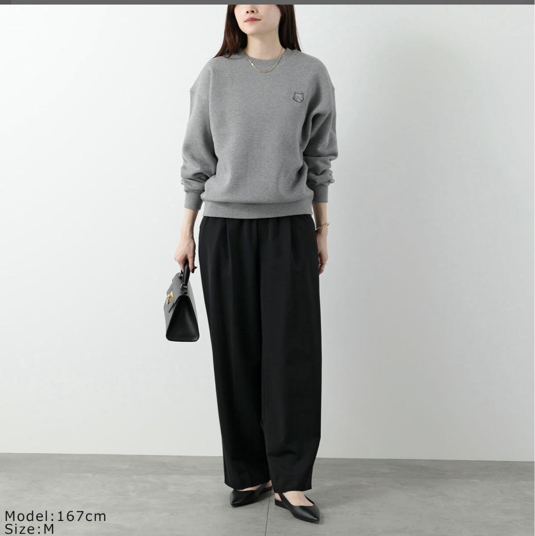 新品 MAISON KITSUNE メゾンキツネ スウェット グレーS