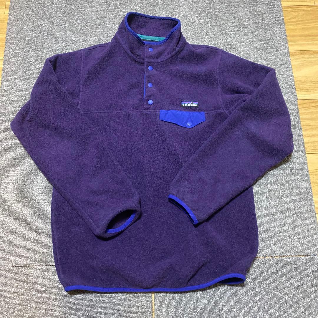 patagoniaシンチラ スナップT 紫 フリース　パタゴニア
