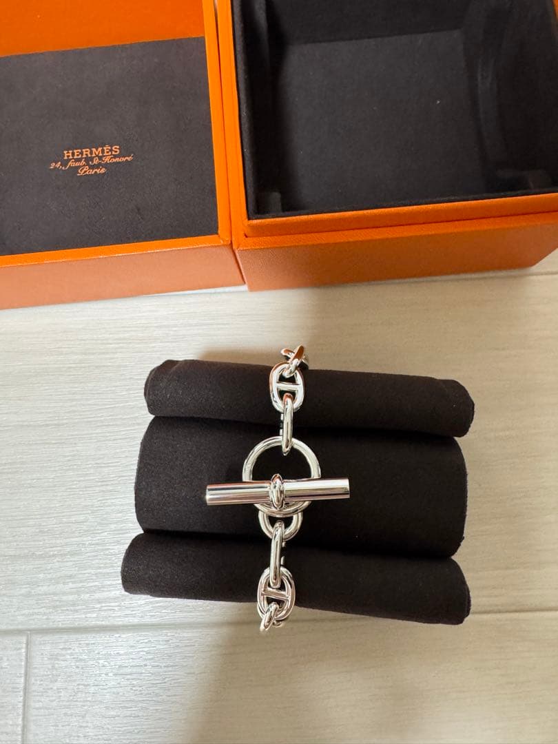 【新品未使用】安心鑑定可能　エルメスシェーヌダンクル MM16