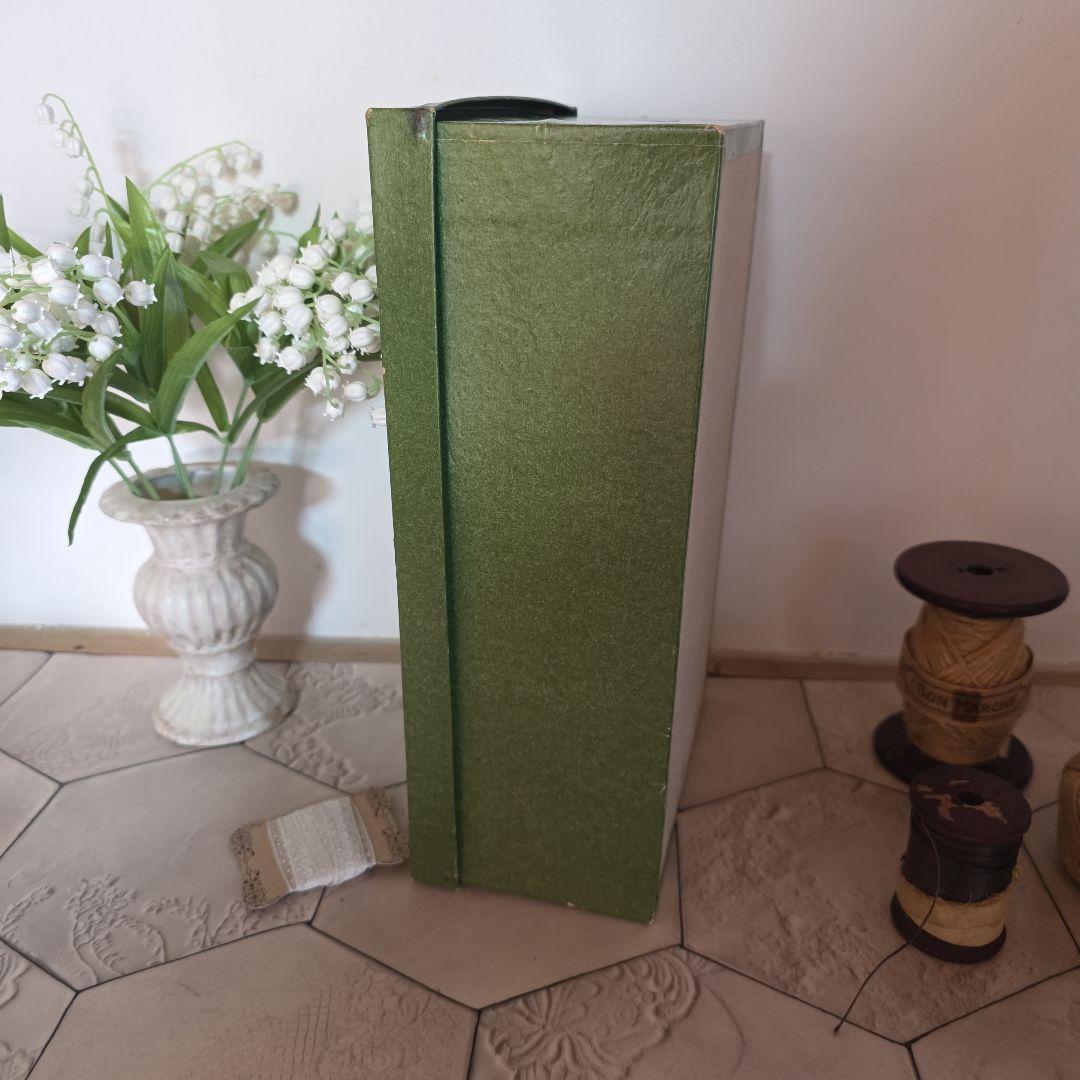 専用となります　フランスアンティーク　糸箱　デットストック糸付き　裁縫　収納箱