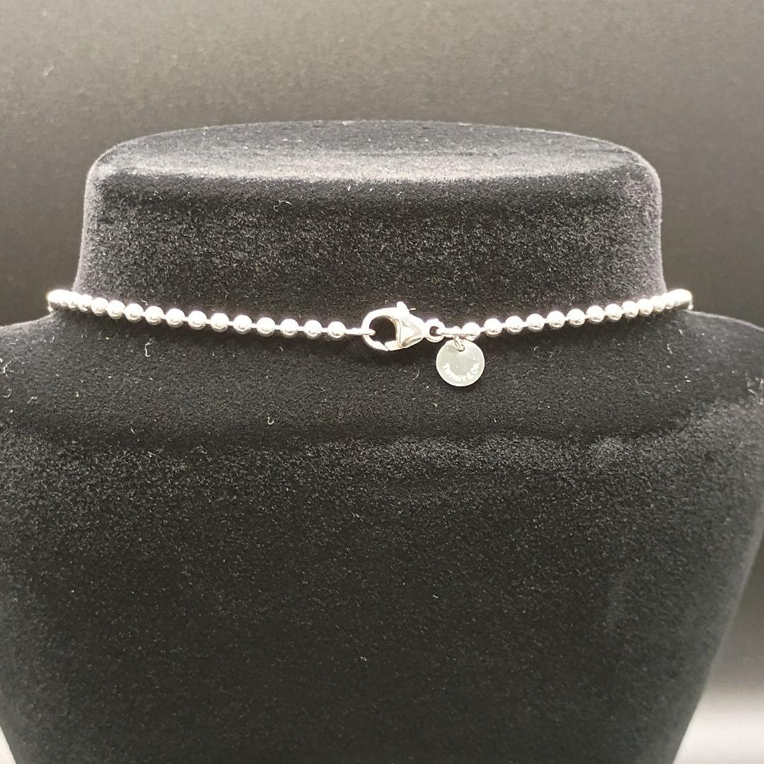 【美品】ティファニー ロングボールチェーン 87cm SILVER925