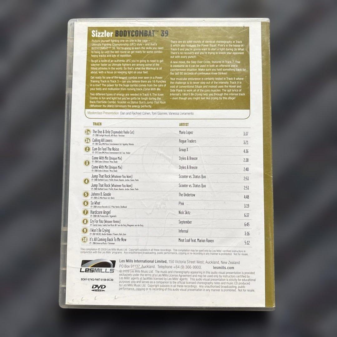 しょう　レズミルズ　ボディコンバット　39.64