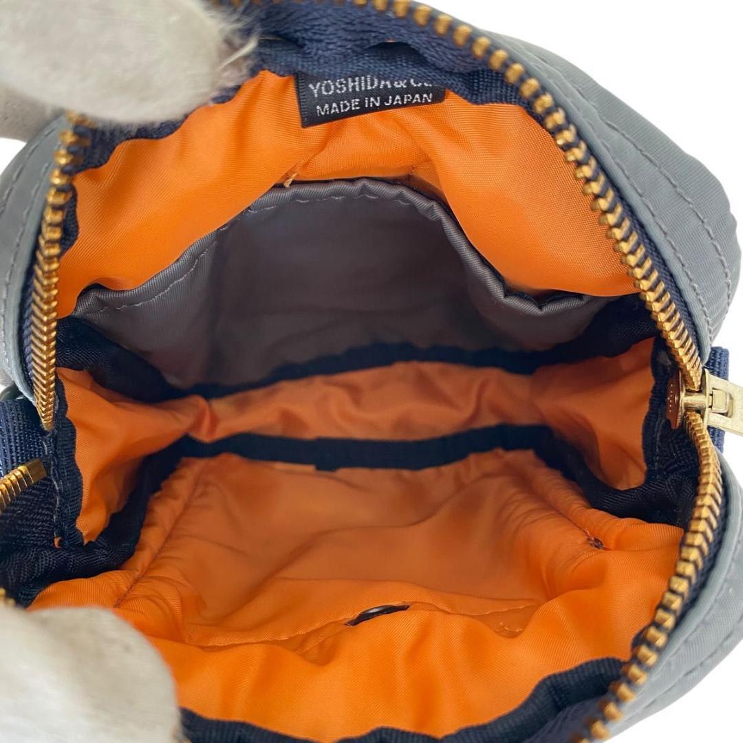 未使用級 ポーター タンカー PX バーティカル　ショルダーバッグ 　グレー系