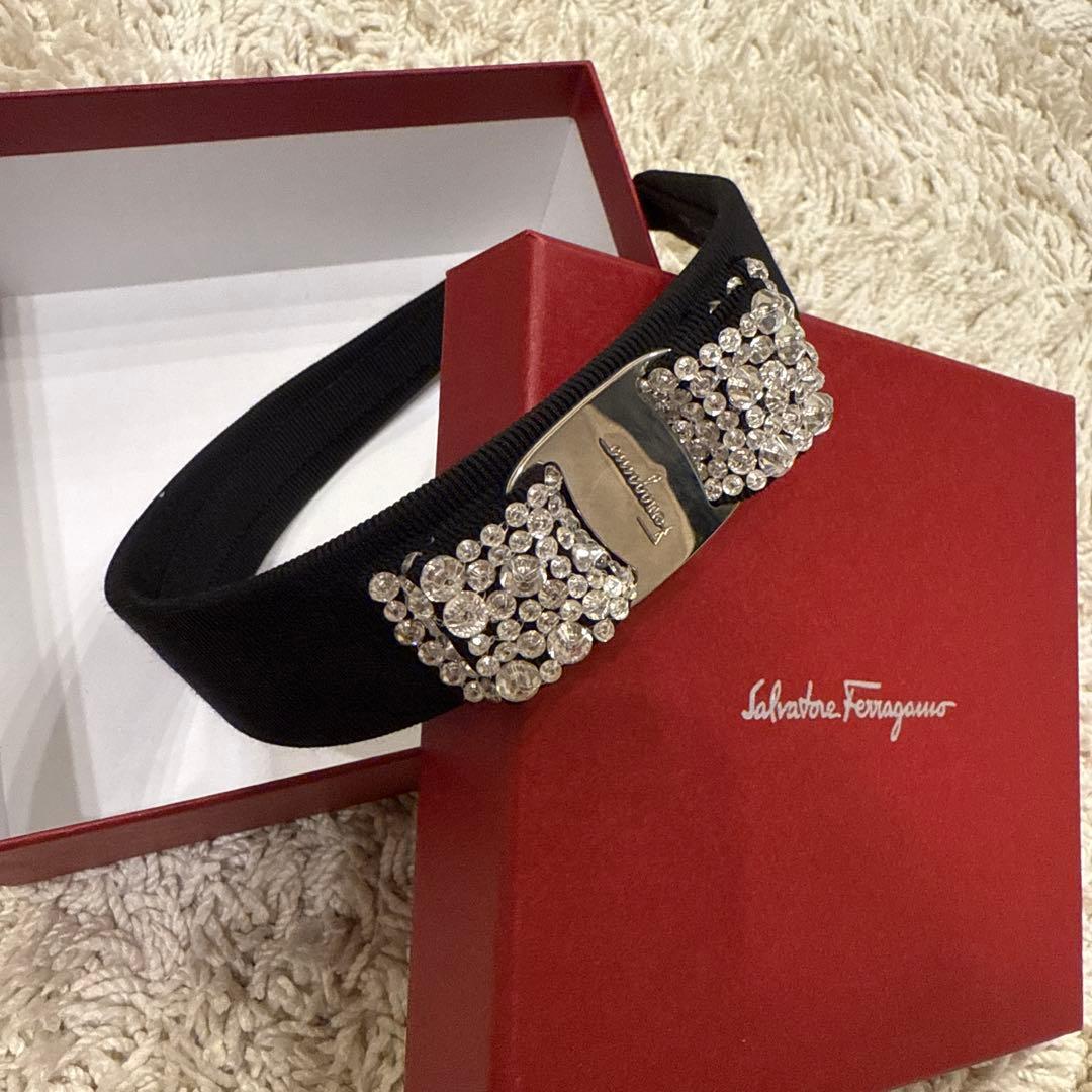 Salvatore Ferragamo ブラックヘアバンド