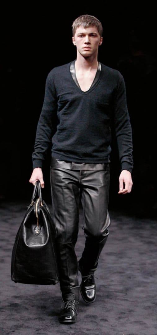 09FW ファッションショー　モヘアニット