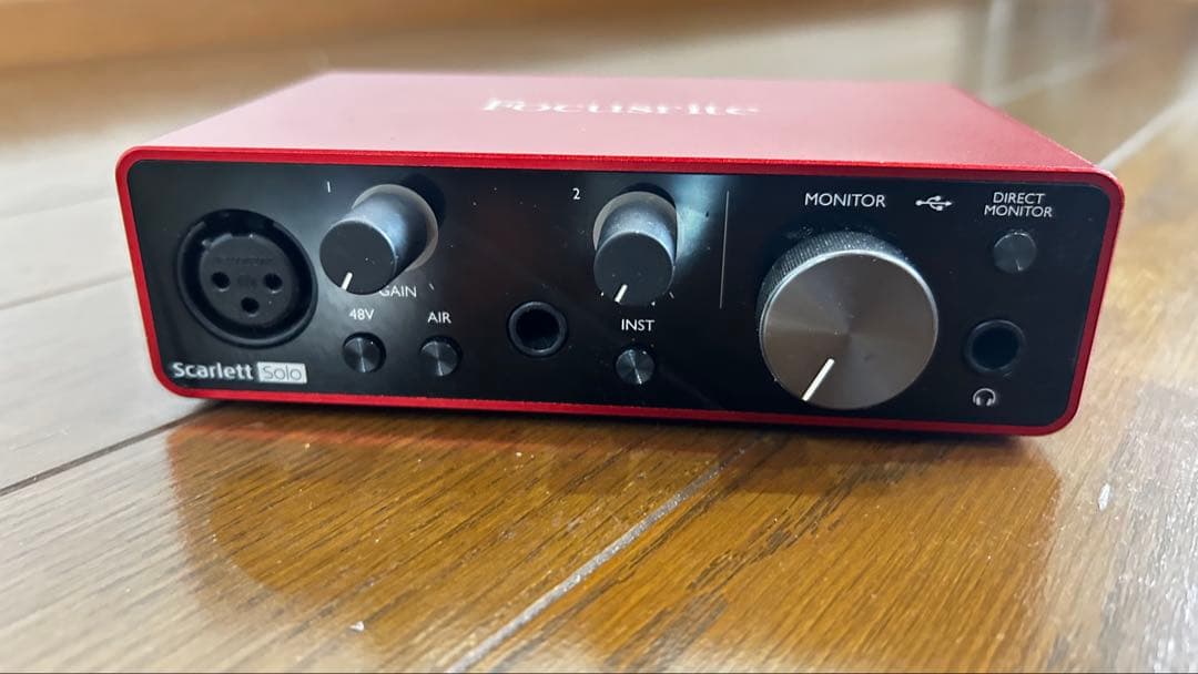 FocusriteフォーカスライトScarlettSolo (3rd Gen)